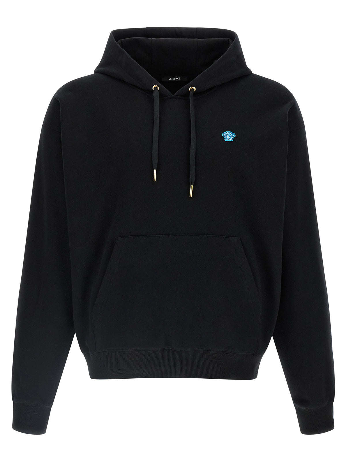 Sweat-shirt Versace en coton noir