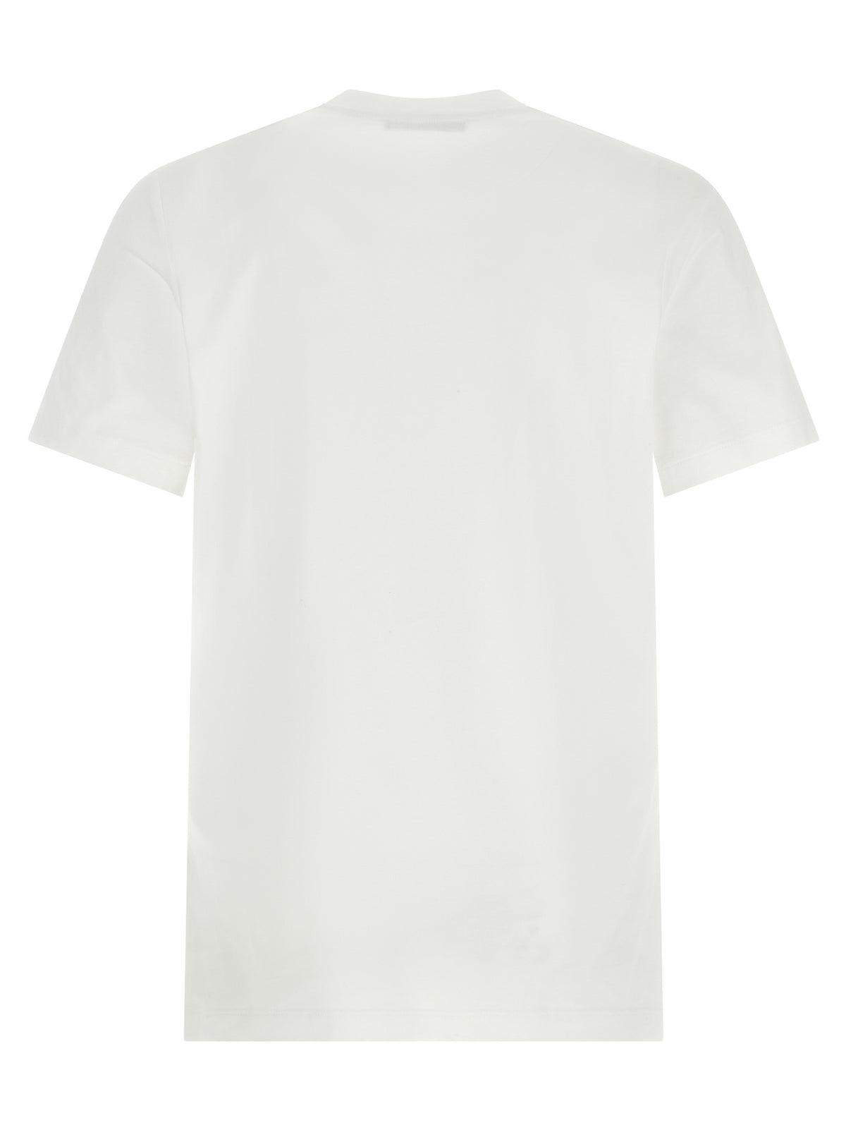 T-shirt bicolore en coton Versace