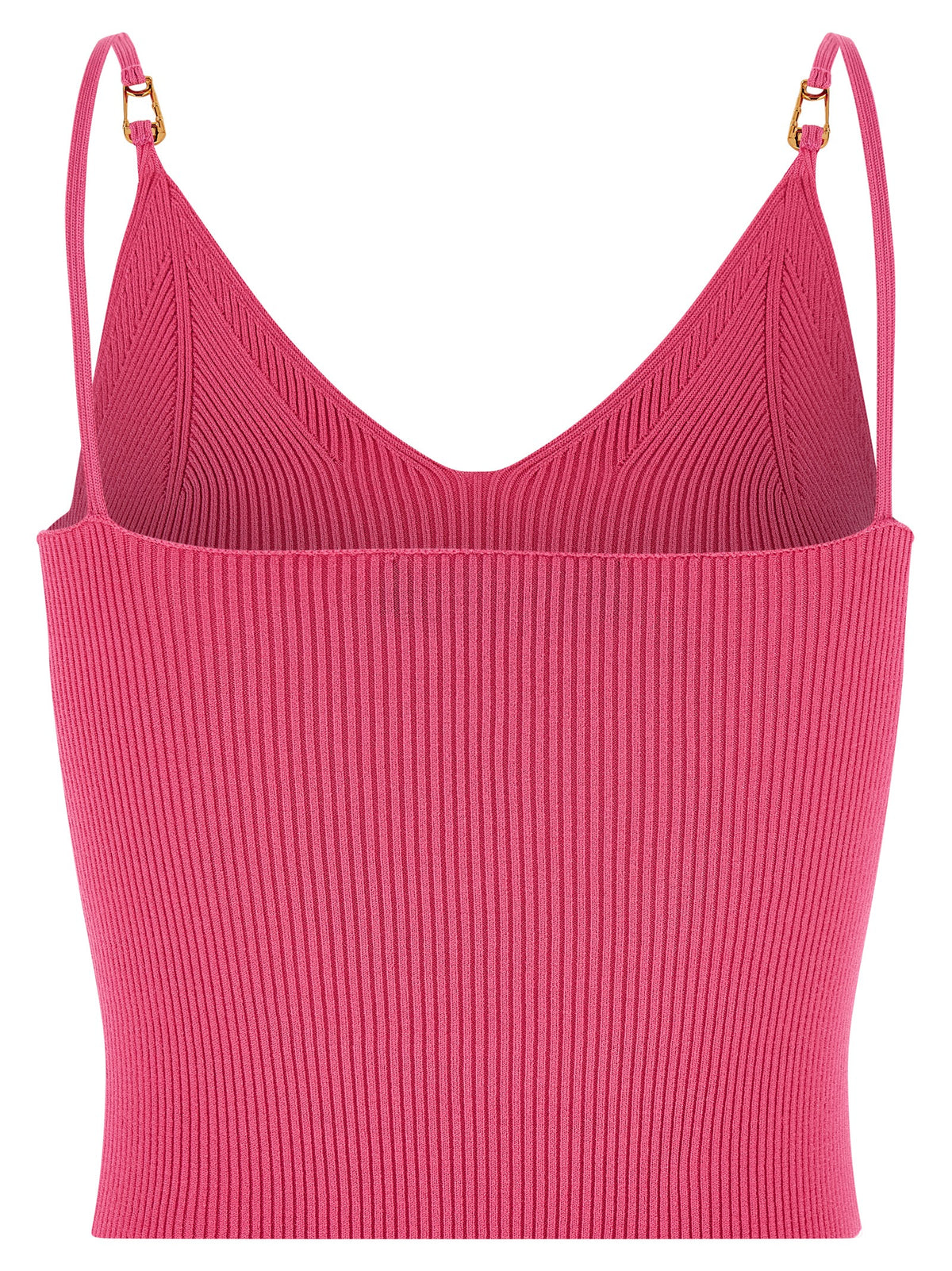 Versace Fuchsia Viscose Sleeveless T-Shirt