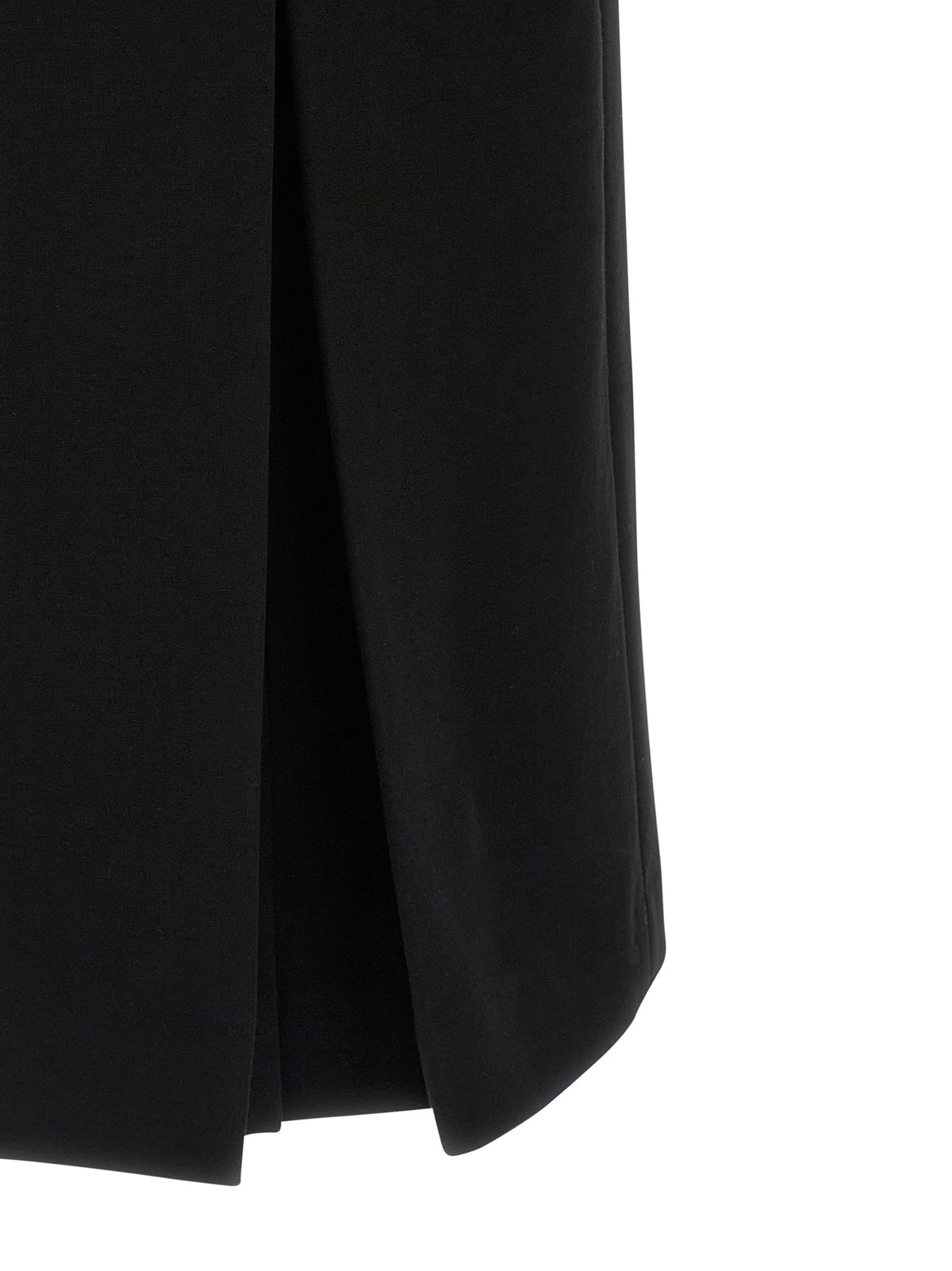 Ermanno Scervino Black Viscose Midi Dress