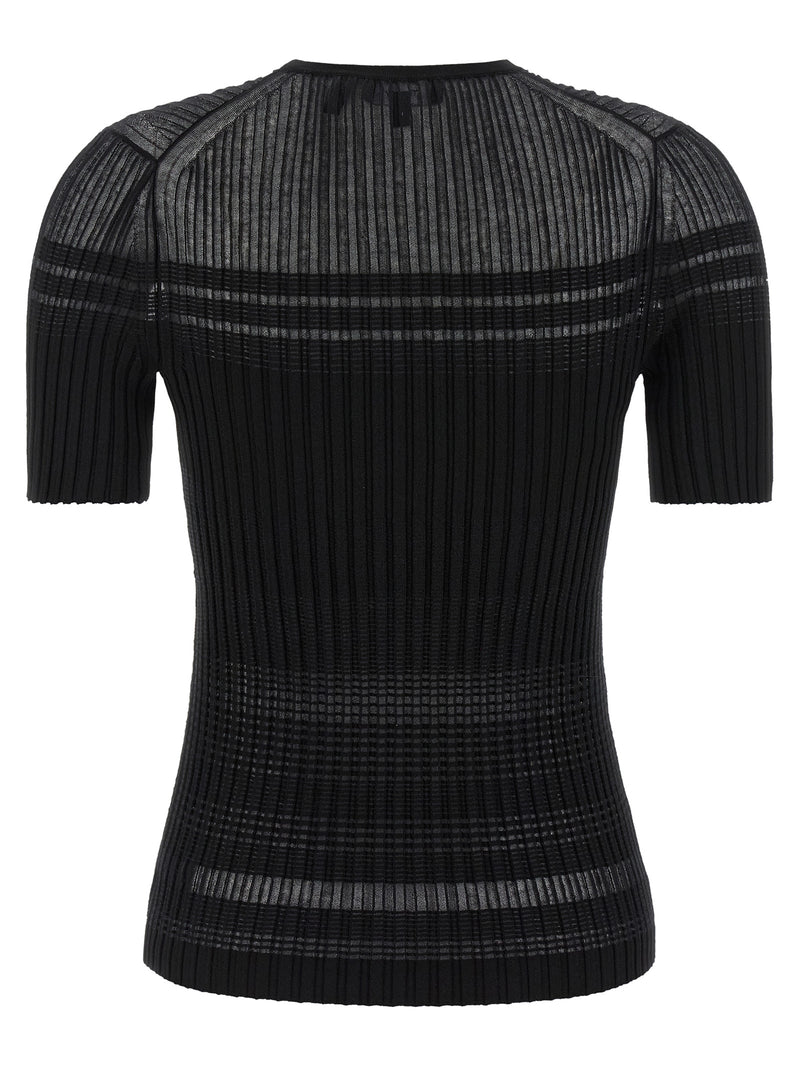 Theory Black Viscose T-Shirt