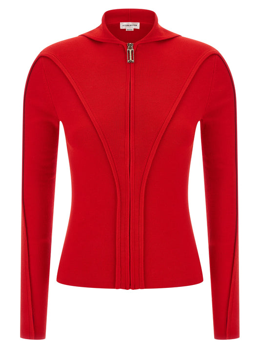 Gilet en laine multicolore Victoria Beckham