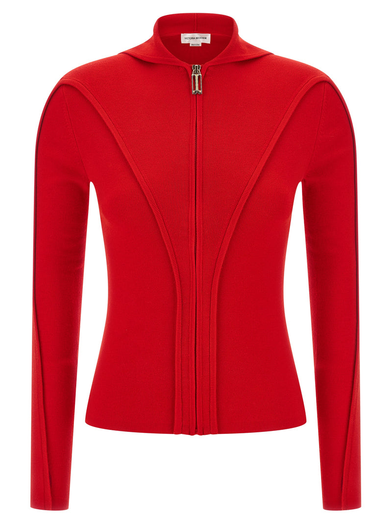 Gilet en laine multicolore Victoria Beckham