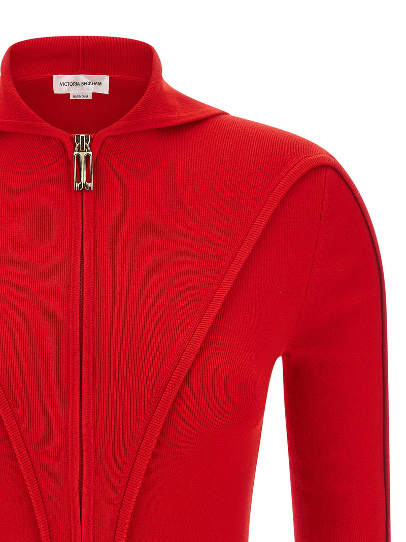 Gilet en laine multicolore Victoria Beckham