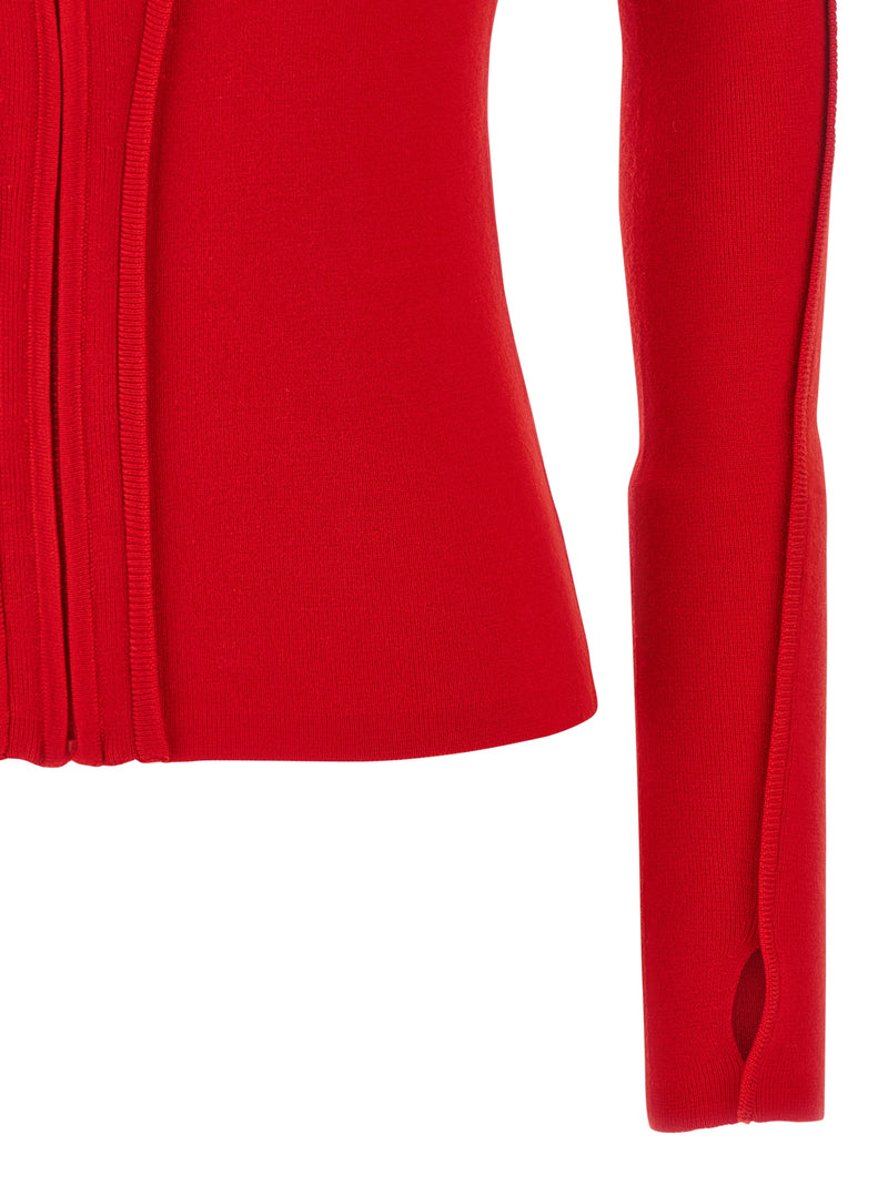 Gilet en laine multicolore Victoria Beckham