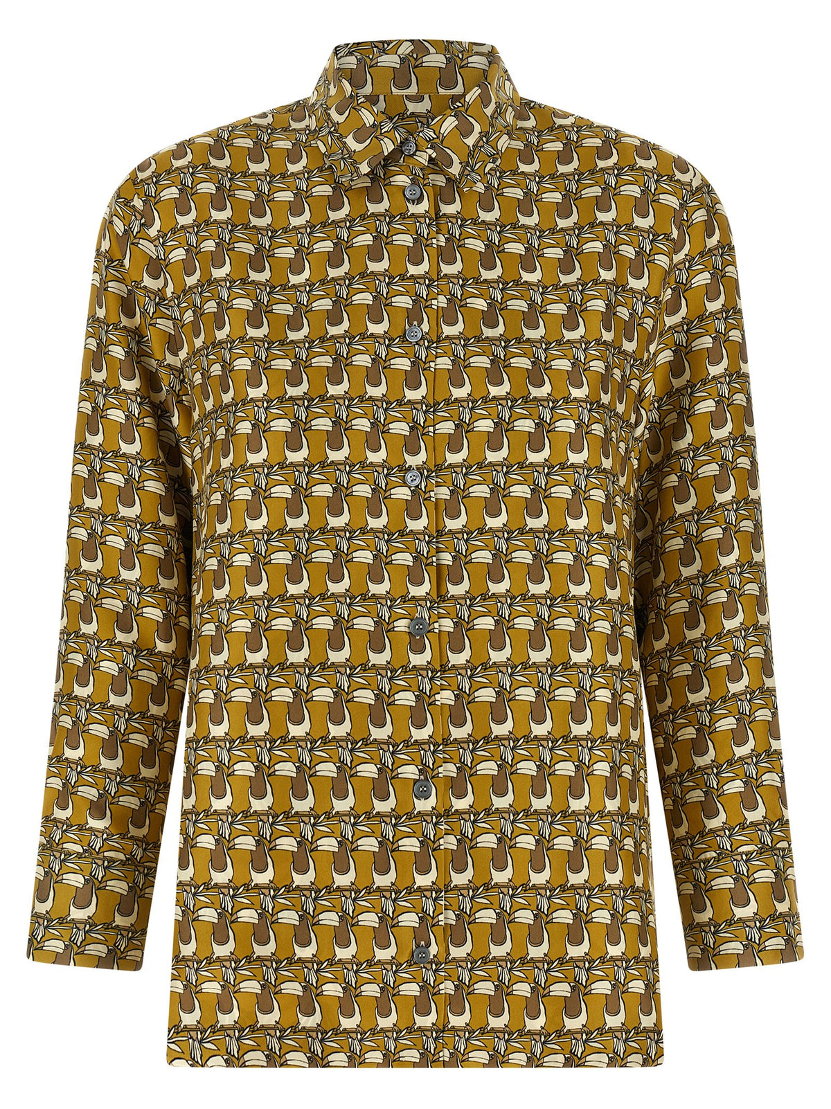 Chemisier en soie multicolore Max Mara