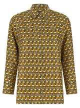 Chemisier en soie multicolore Max Mara