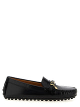 Tod's Black Calfskin Slip-On Loafers