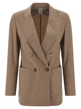 Max Mara Beige Cashmere Blazer