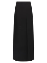 Max Mara Black Viscose Mini Skirt