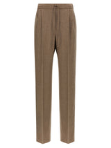 Max Mara Gray Cashmere Casual Pants
