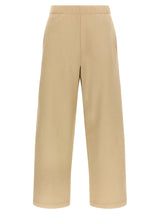 Max Mara Brown Silk Casual Pants