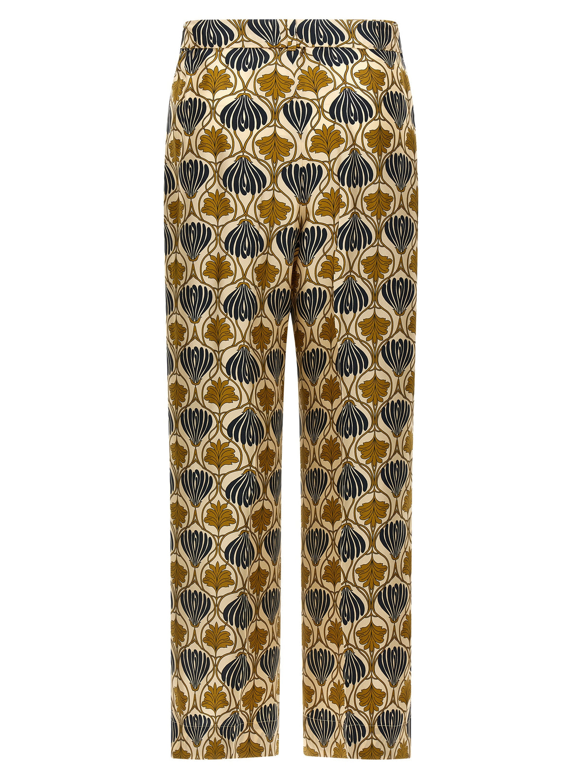 Max Mara Multicolor Silk Casual Pants