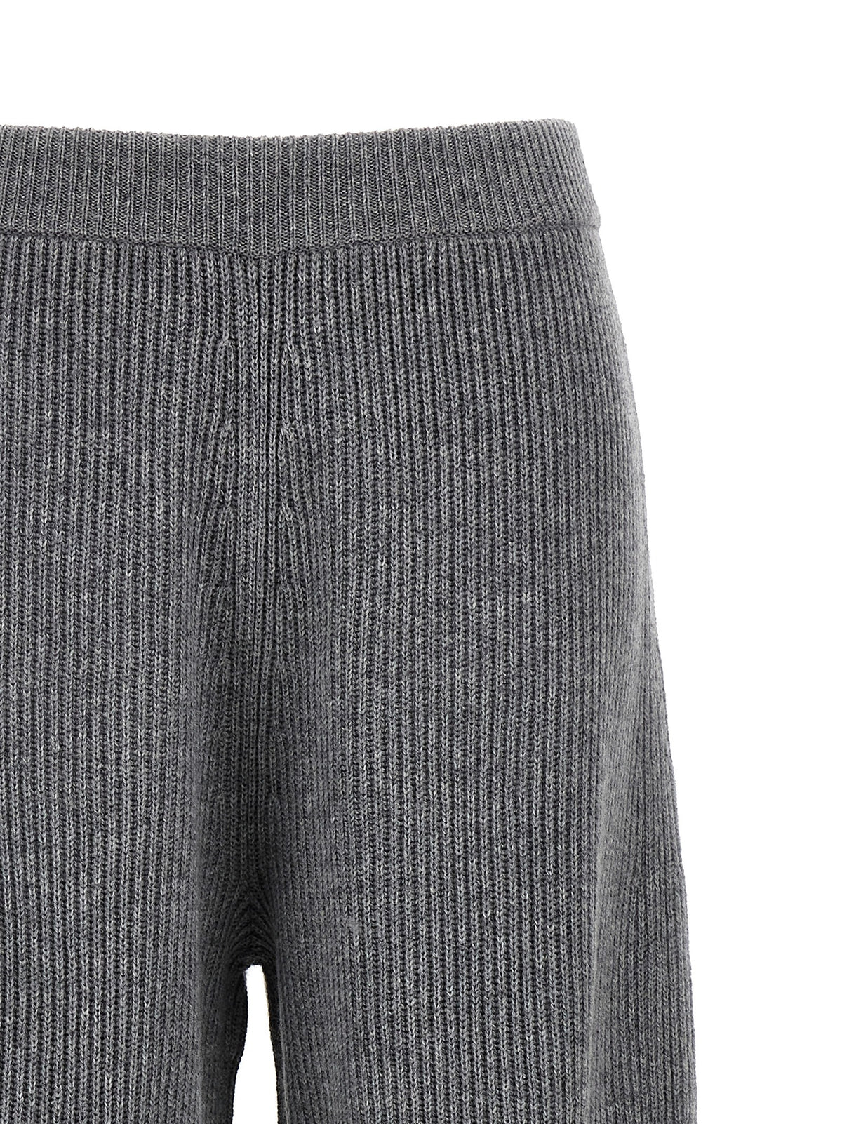 Sportmax Gray Wool Casual Pants