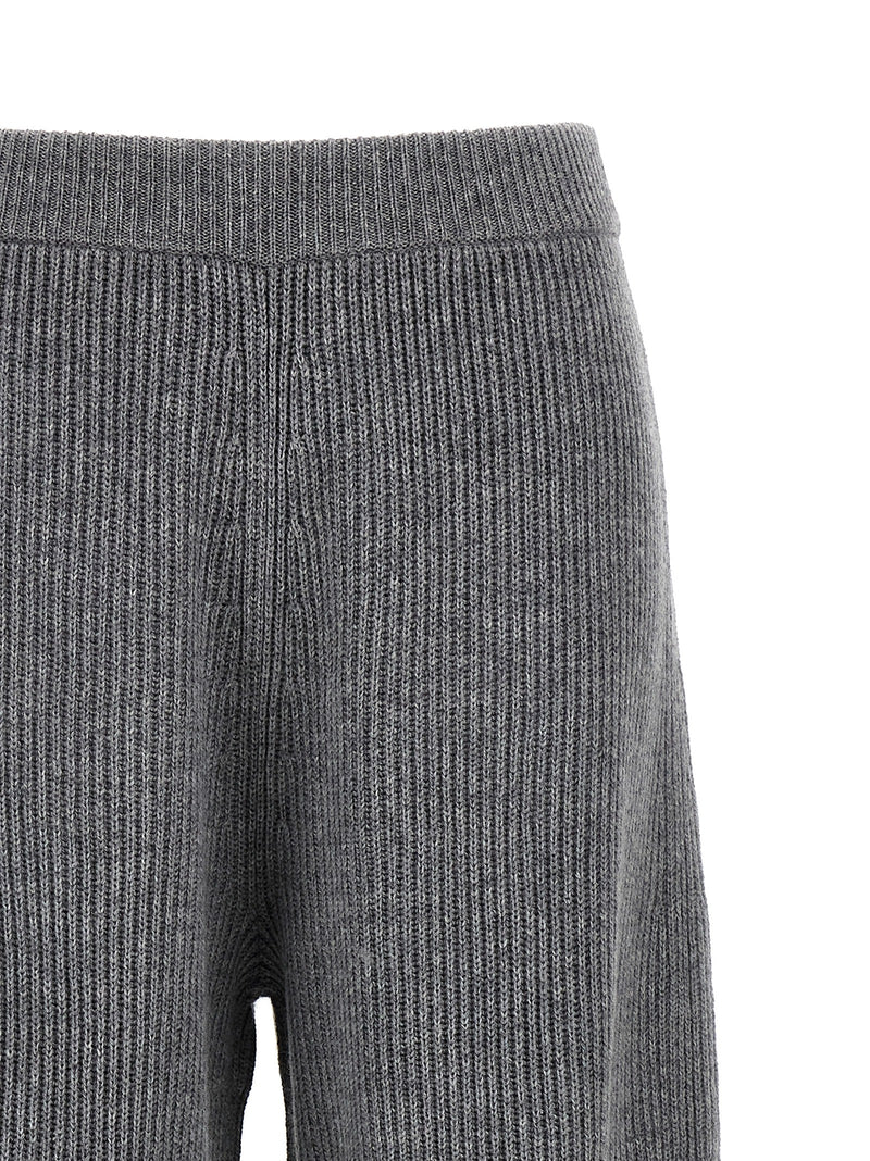 Sportmax Gray Wool Casual Pants