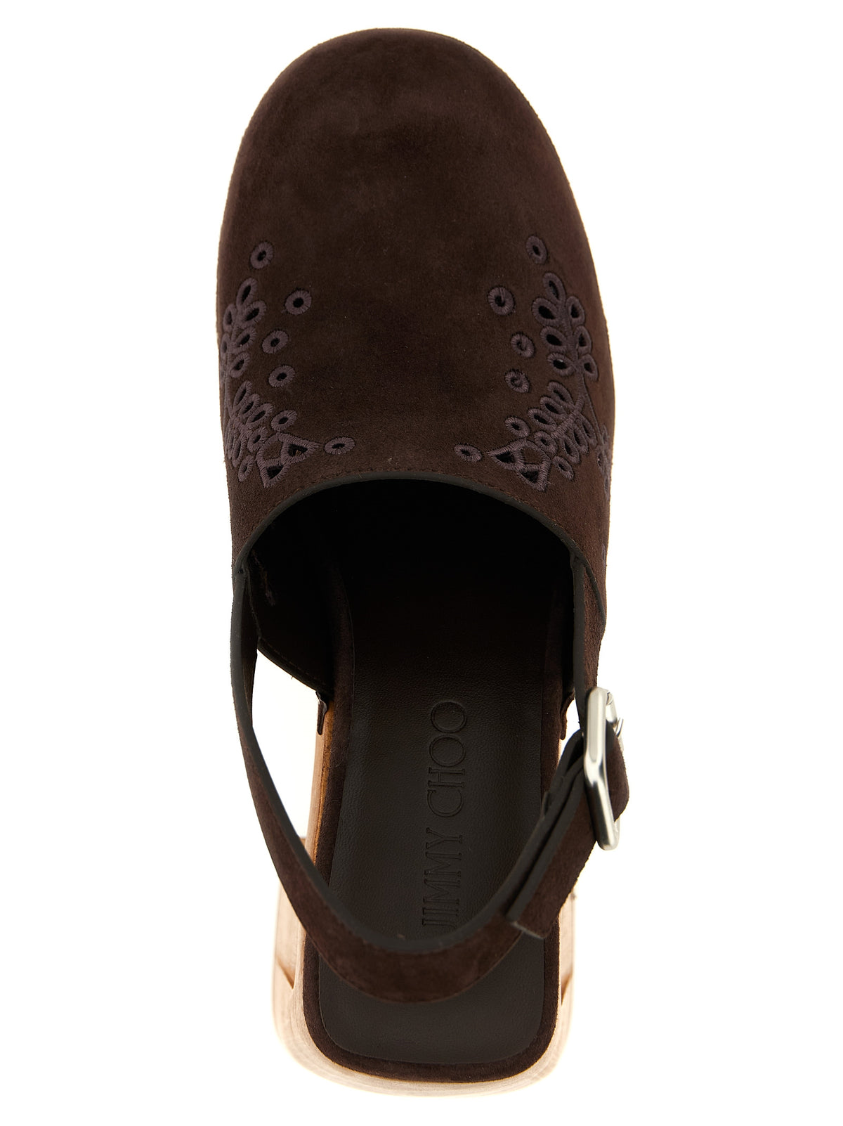 Jimmy Choo Brown Leather High Heel Pumps