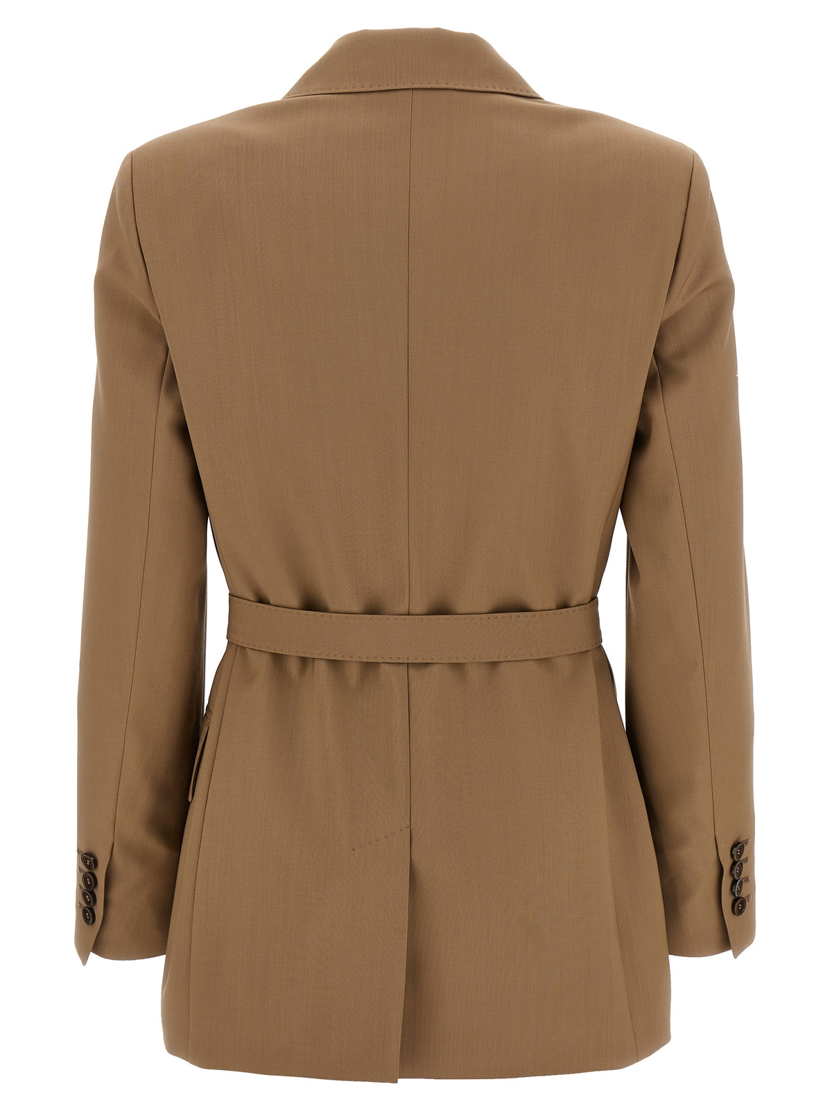 Blazer Max Mara en laine vierge marron