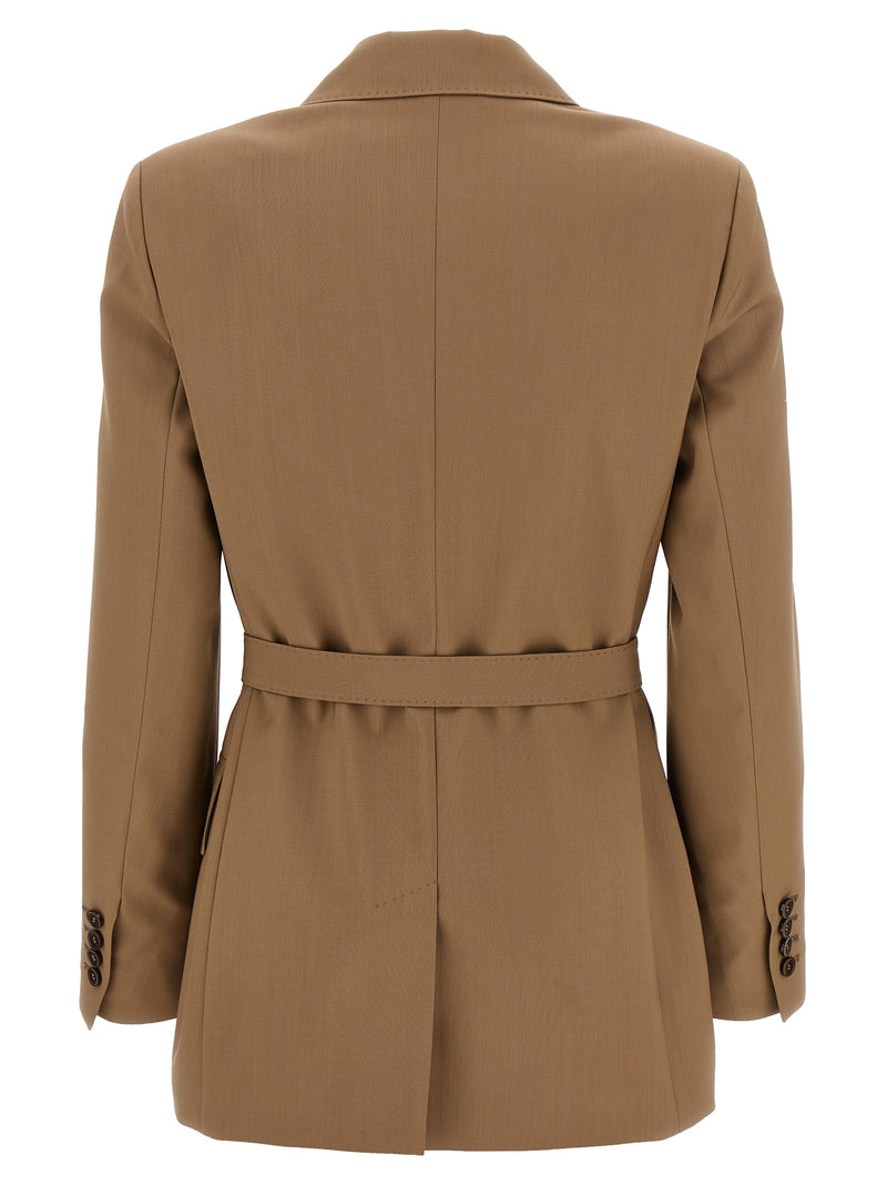 Max Mara Brown Virgin Wool Blazer