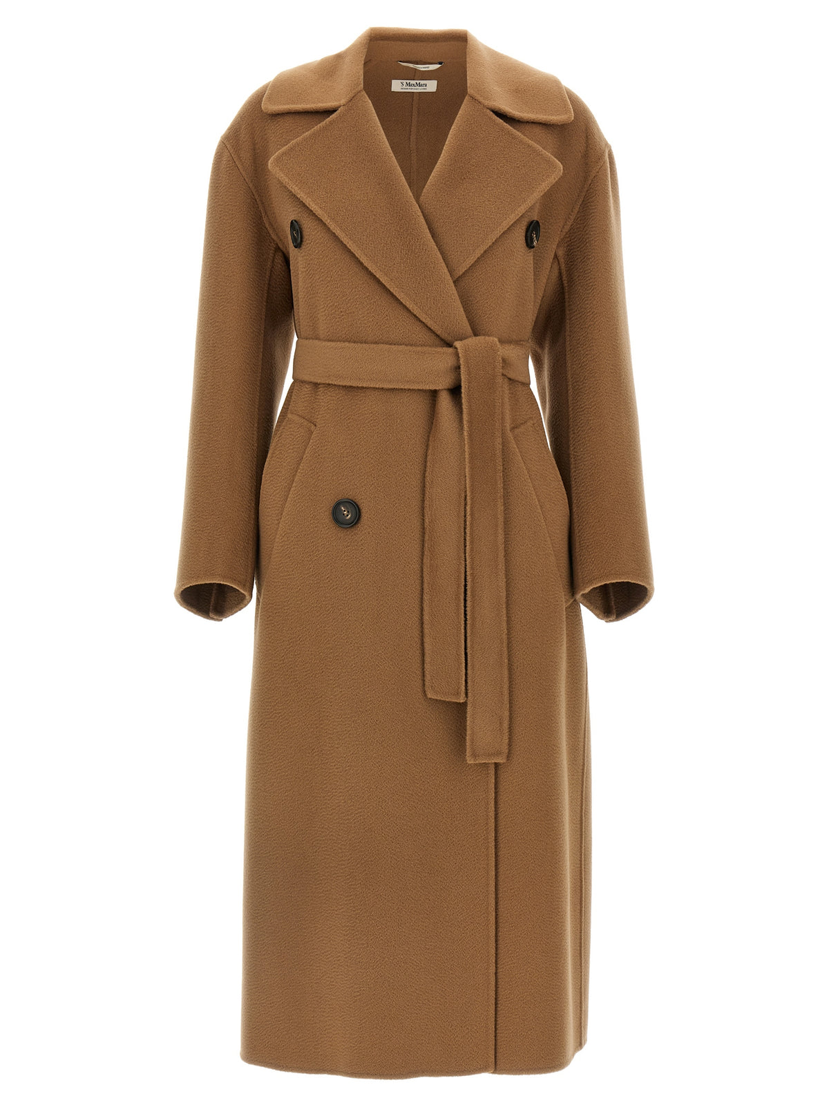 'S Max Mara Brown Virgin Wool Coat