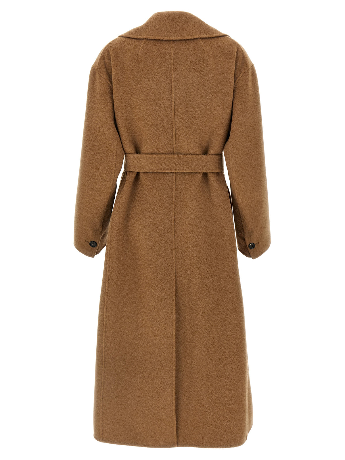 'S Max Mara Brown Virgin Wool Coat