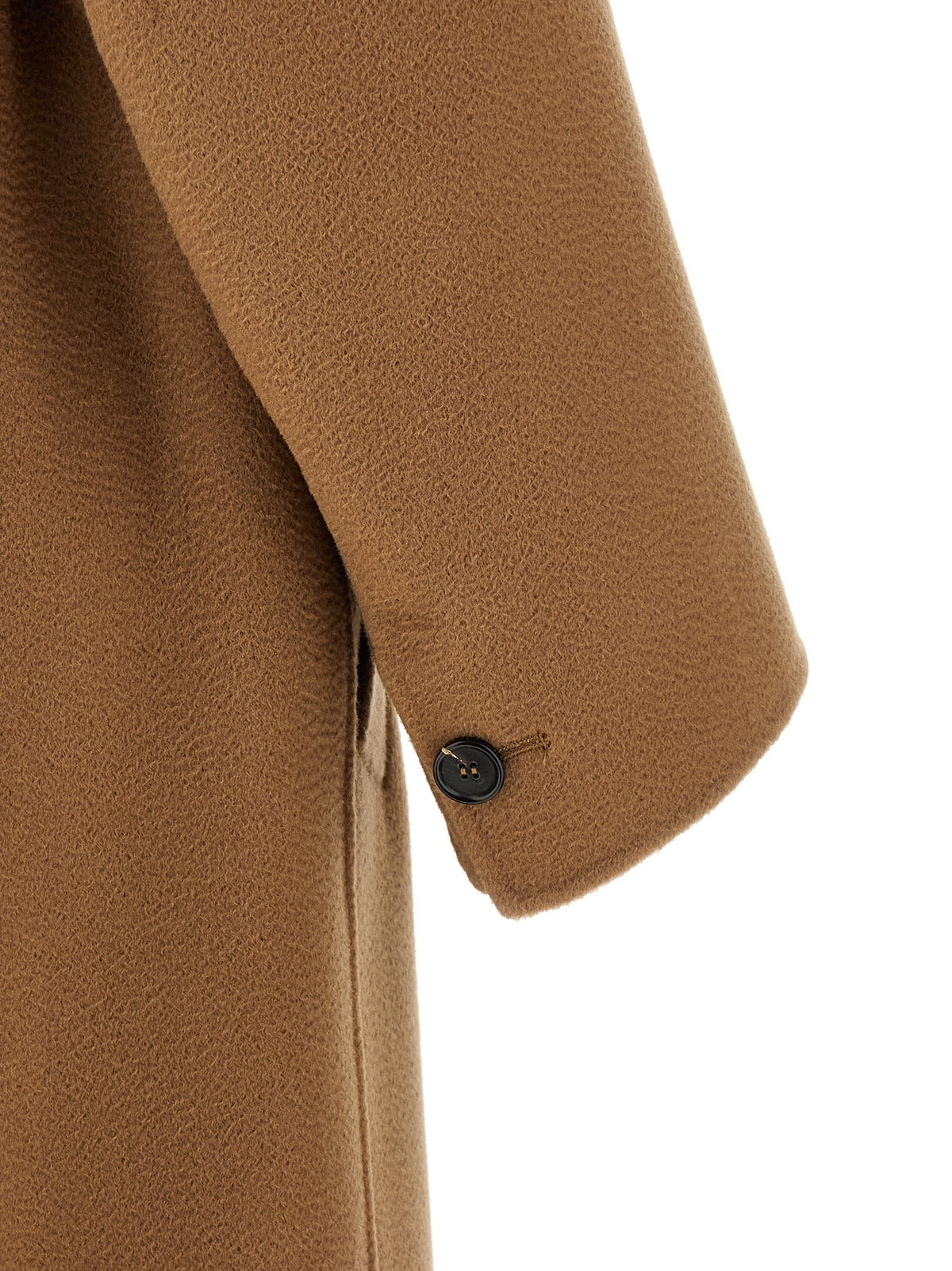 'S Max Mara Brown Virgin Wool Coat