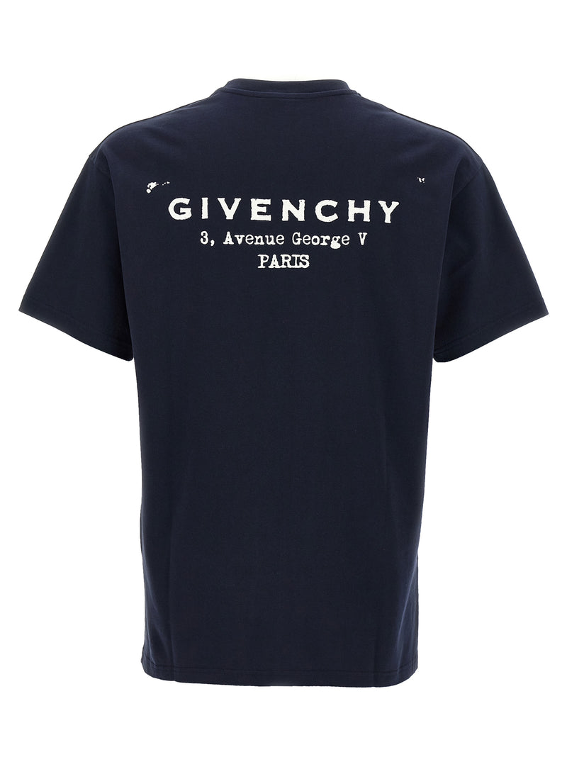 Givenchy Blue Cotton T-Shirt - Iconic Elegance for Men