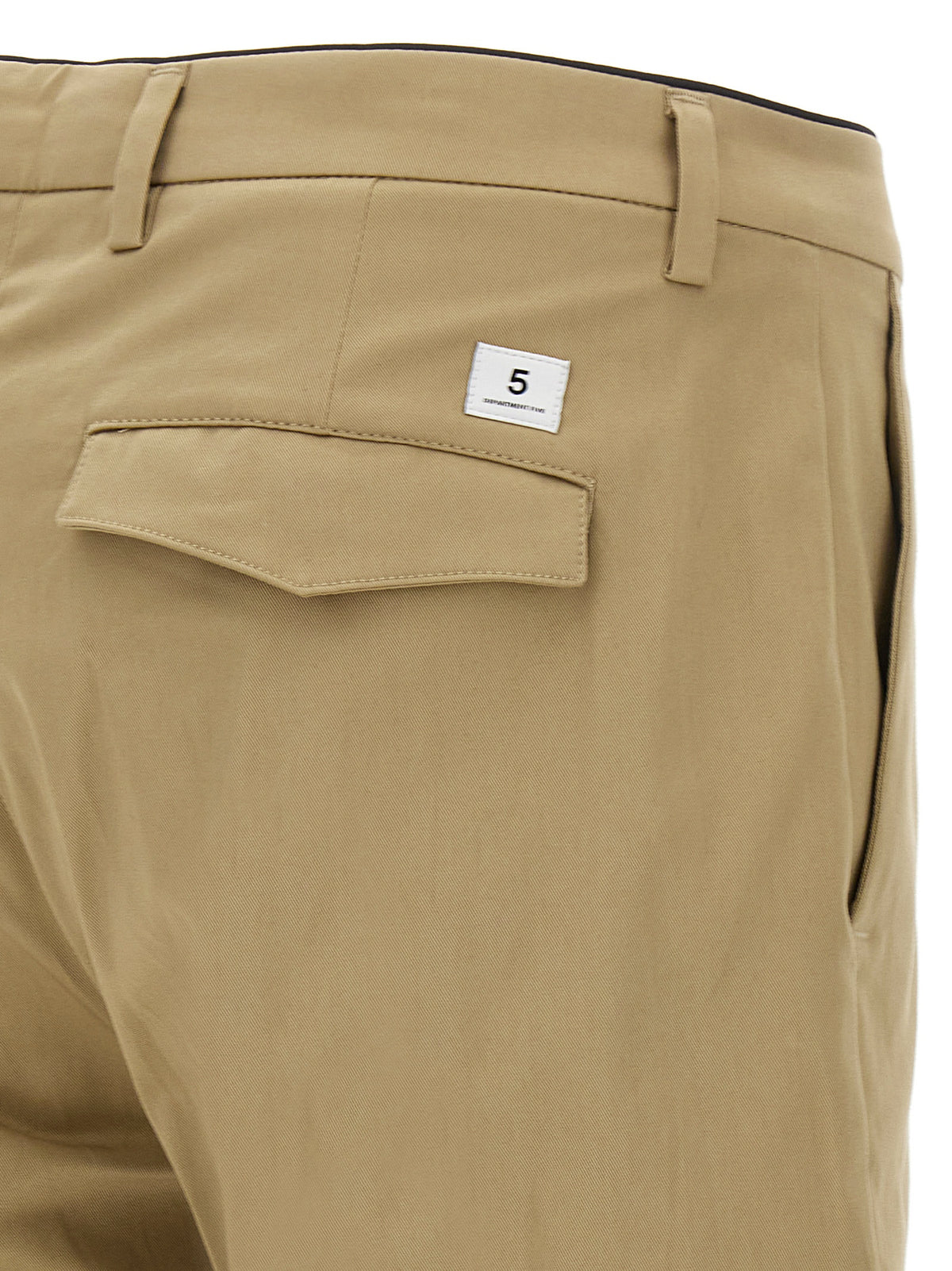 Pantalon court en coton beige Department 5