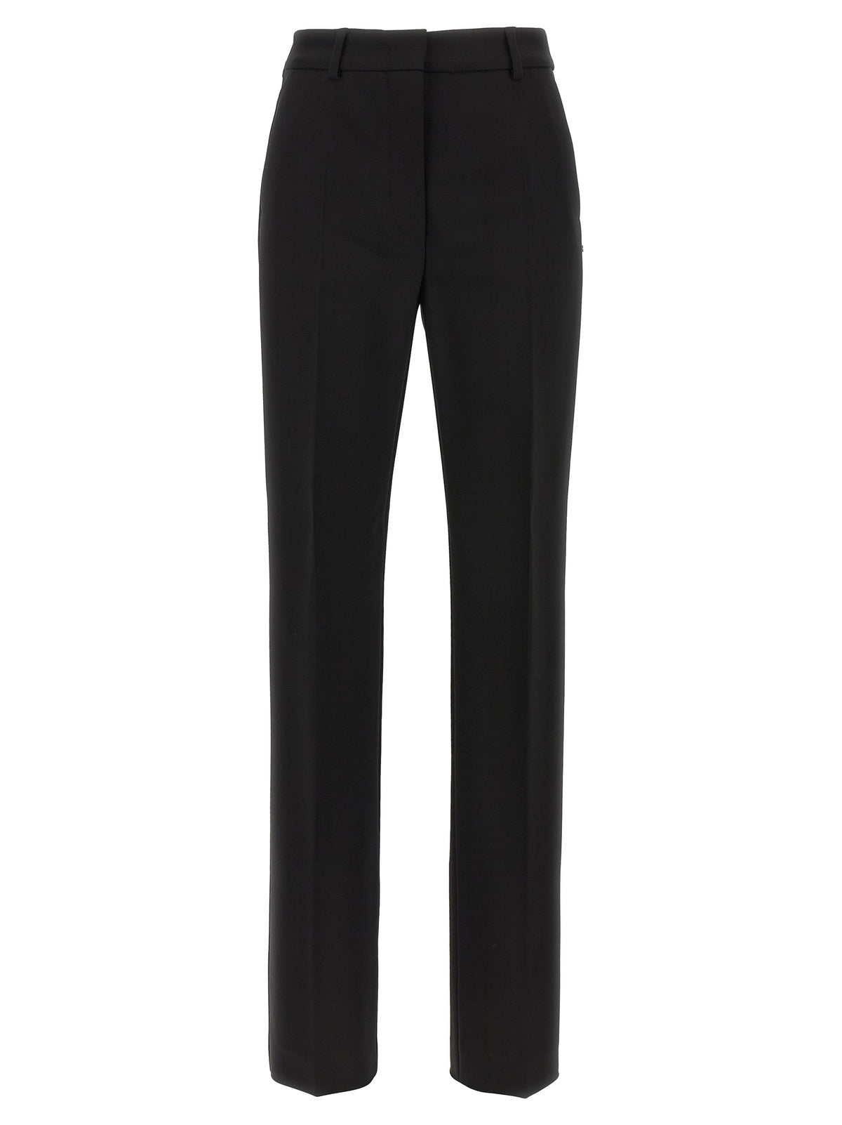 Sportmax Black Viscose Casual Pants