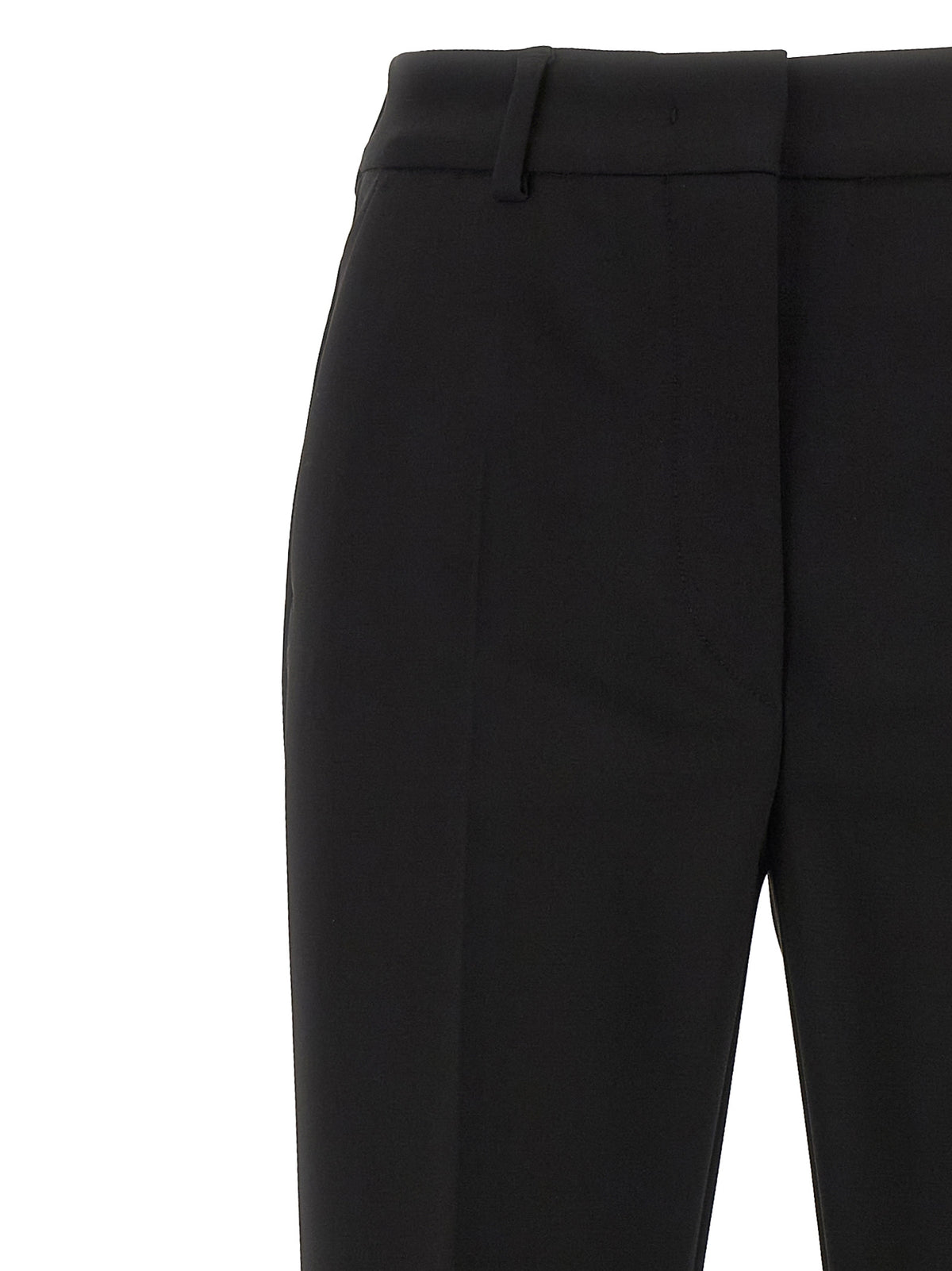 Sportmax Black Viscose Casual Pants