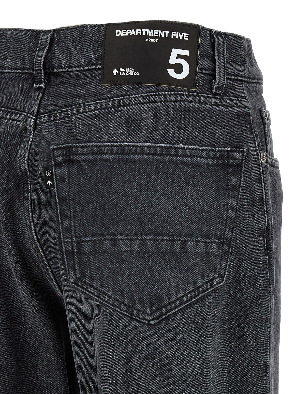 Department 5 Jean droit en coton noir