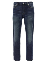 Department 5 Blue Cotton Straight-Leg Jeans