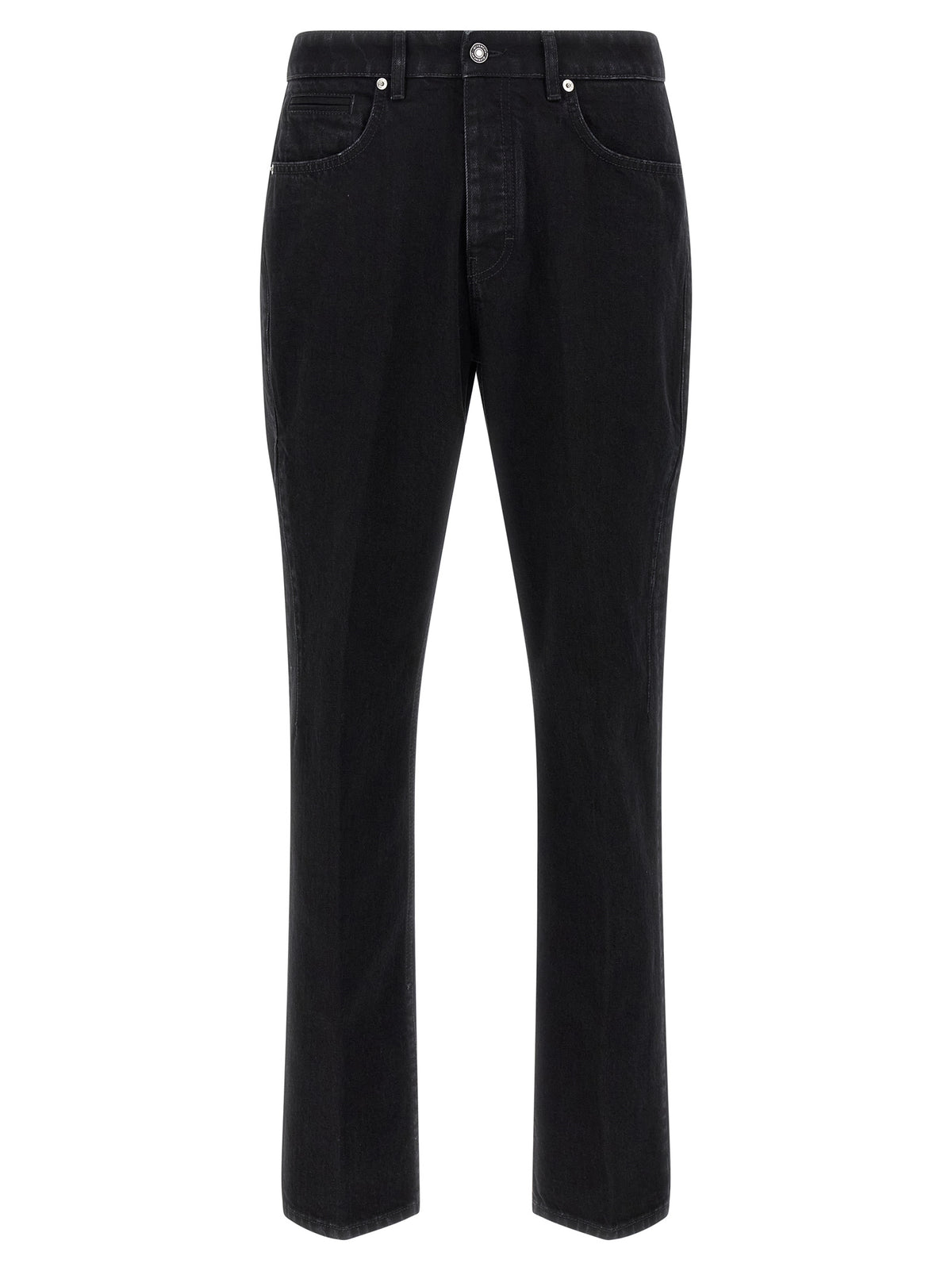 Givenchy Black Cotton Straight-Leg Jeans