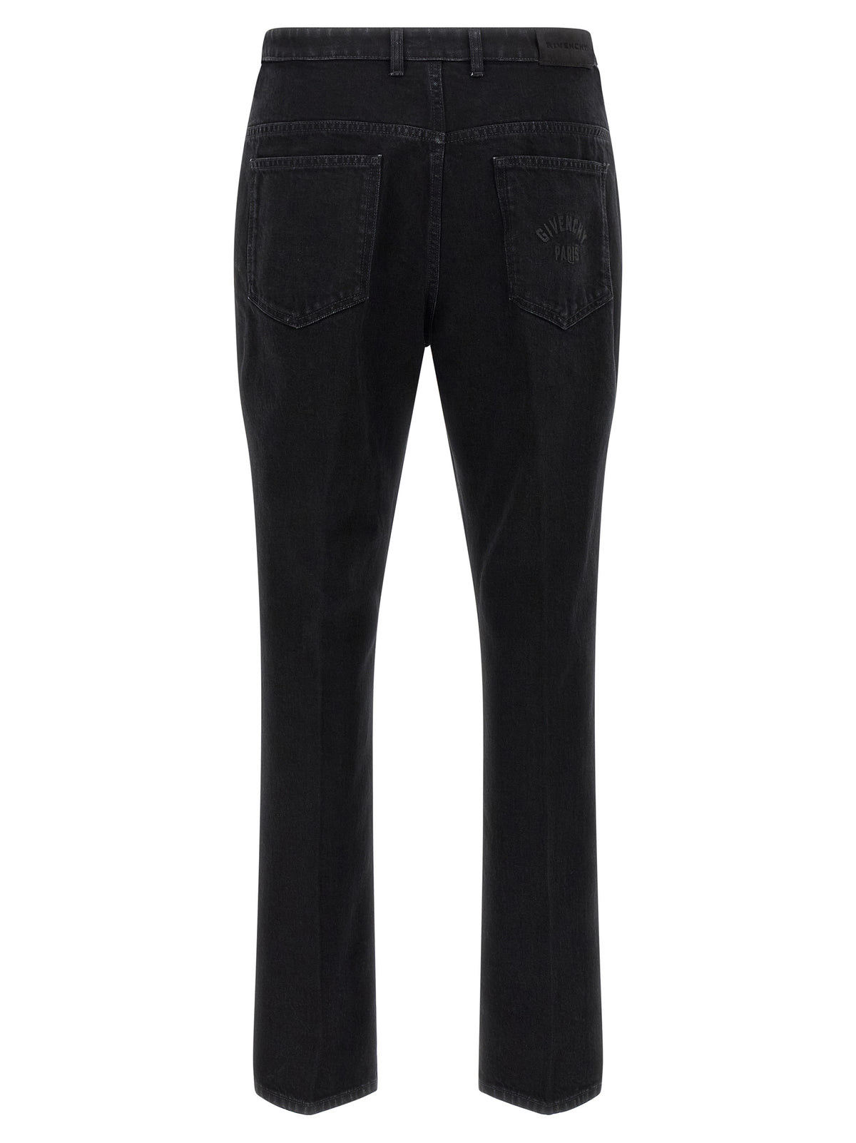 Givenchy Black Cotton Straight-Leg Jeans