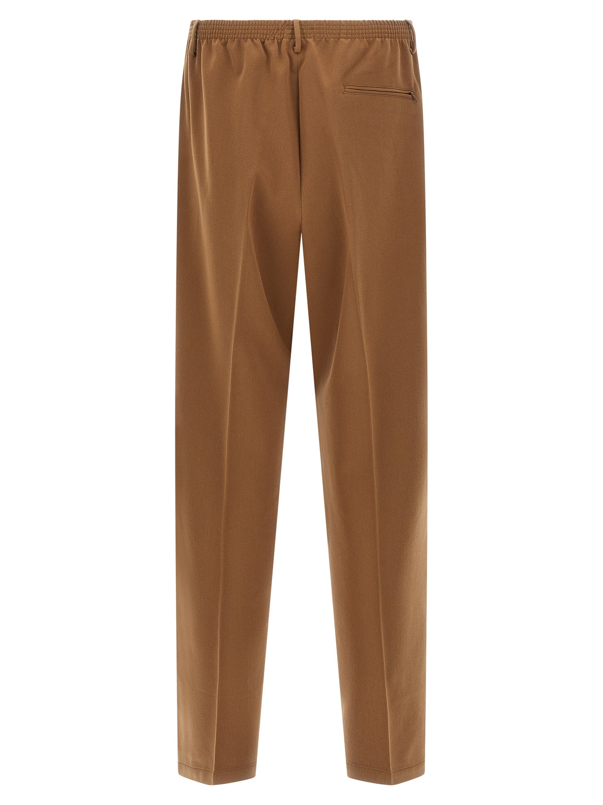 CELLAR DOOR Ezio Brown Polyester Casual Pants for Men