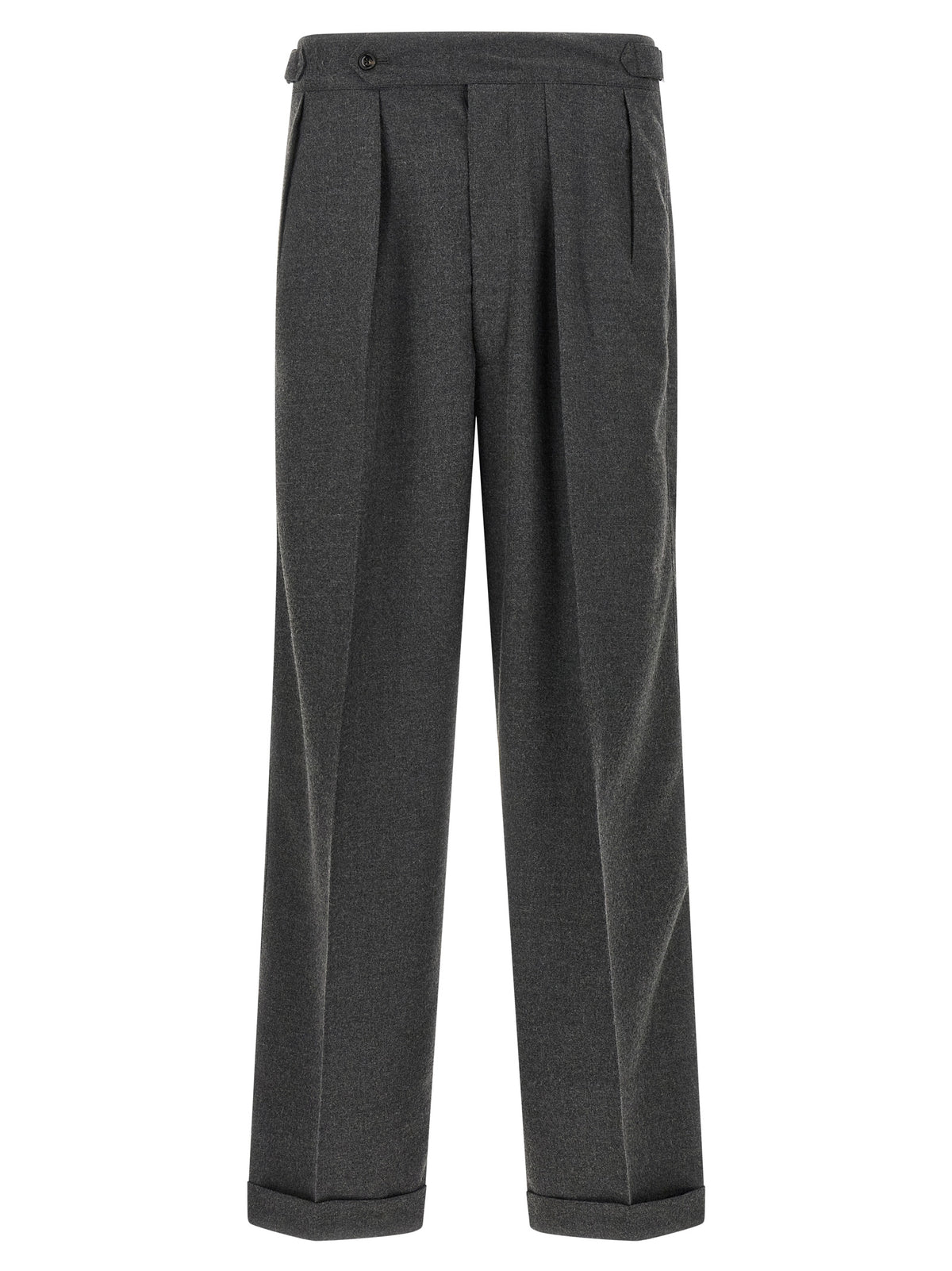 CELLAR DOOR Rowan Gray Polyester Casual Pants for Men
