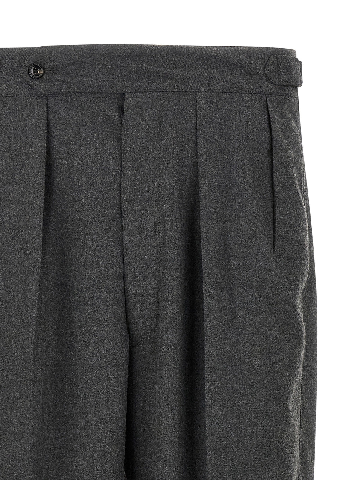 CELLAR DOOR Rowan Gray Polyester Casual Pants for Men