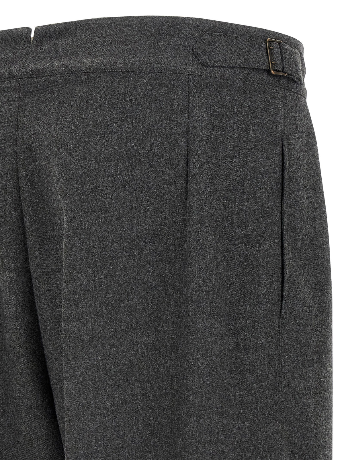 CELLAR DOOR Rowan Gray Polyester Casual Pants for Men