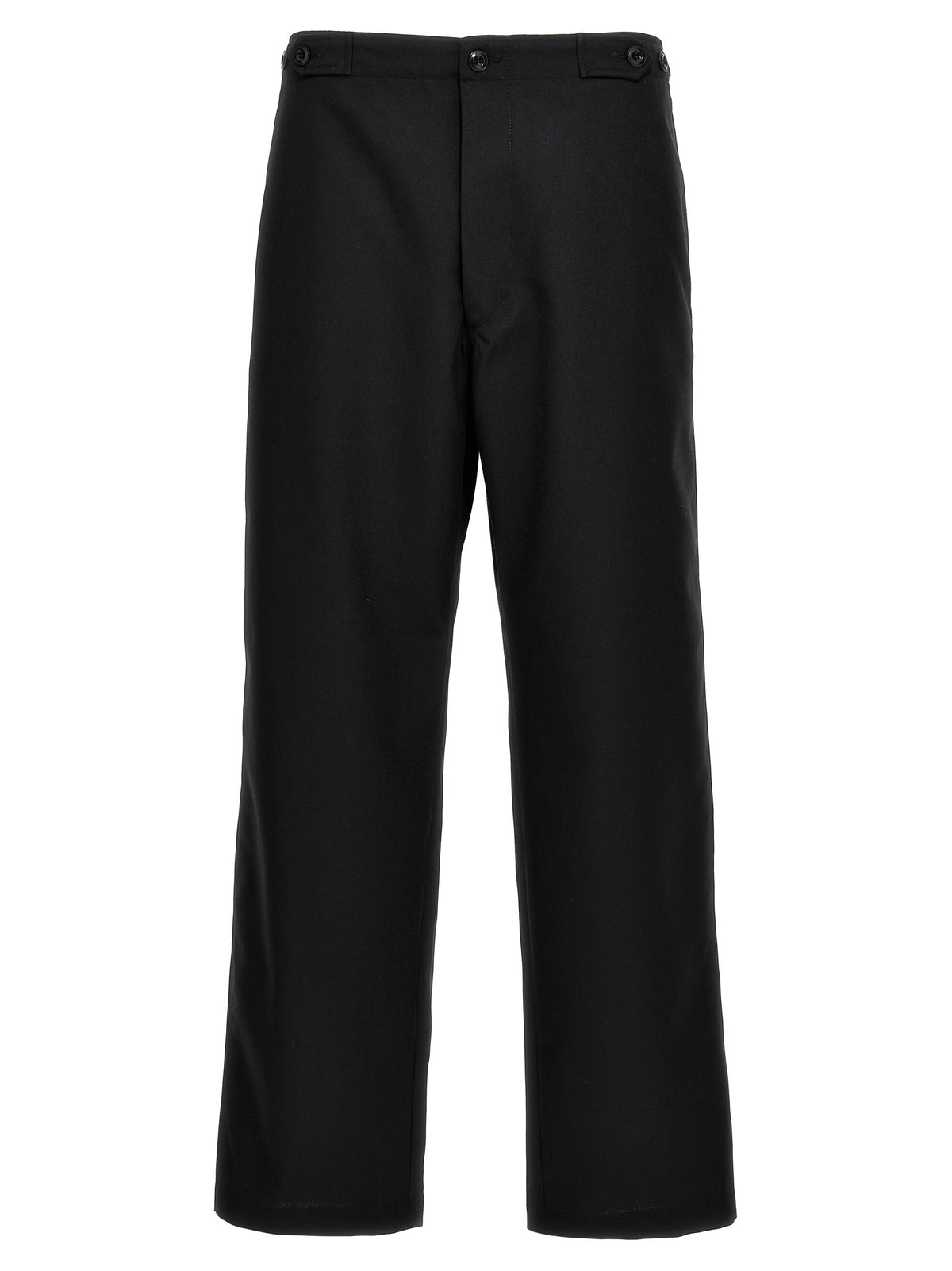CELLAR DOOR Dino Black Polyester Casual Pants for Men