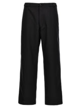 CELLAR DOOR Dino Black Polyester Casual Pants for Men
