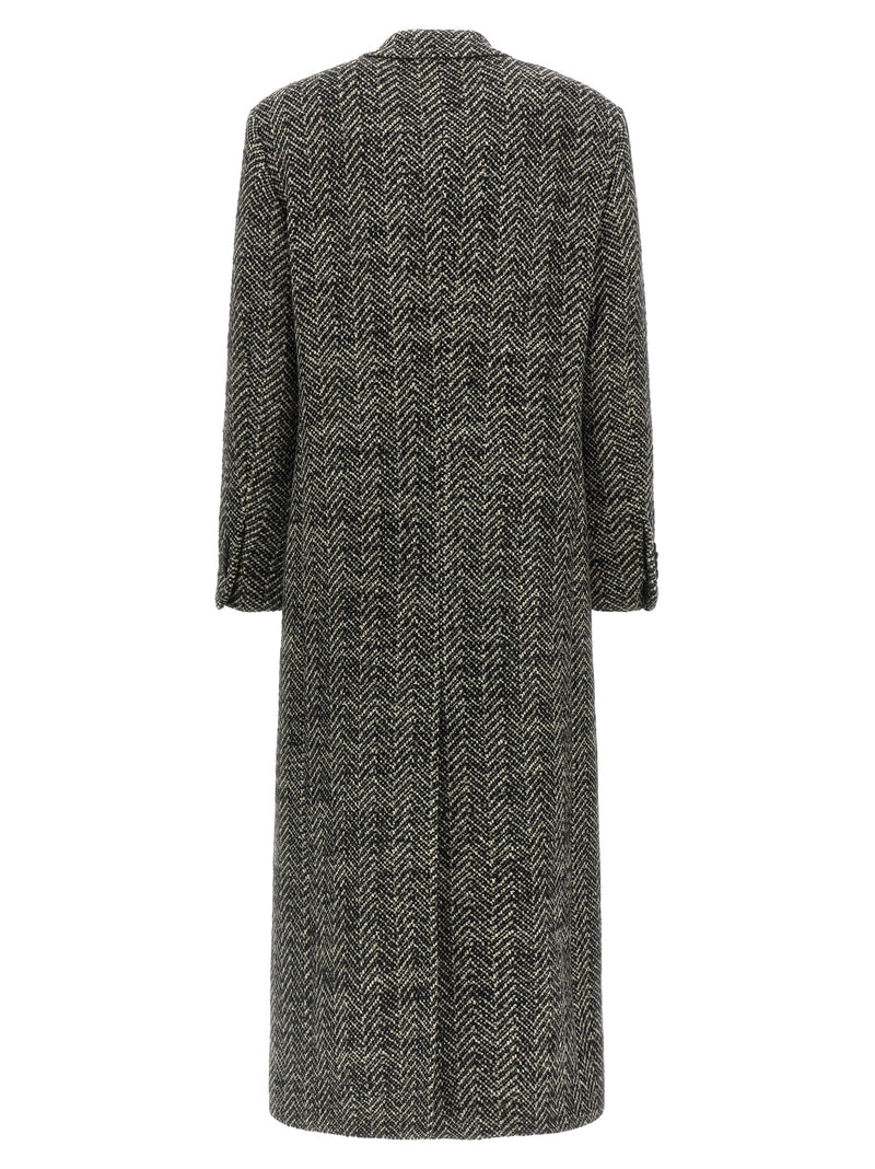 Tagliatore Multicolor Wool Coat