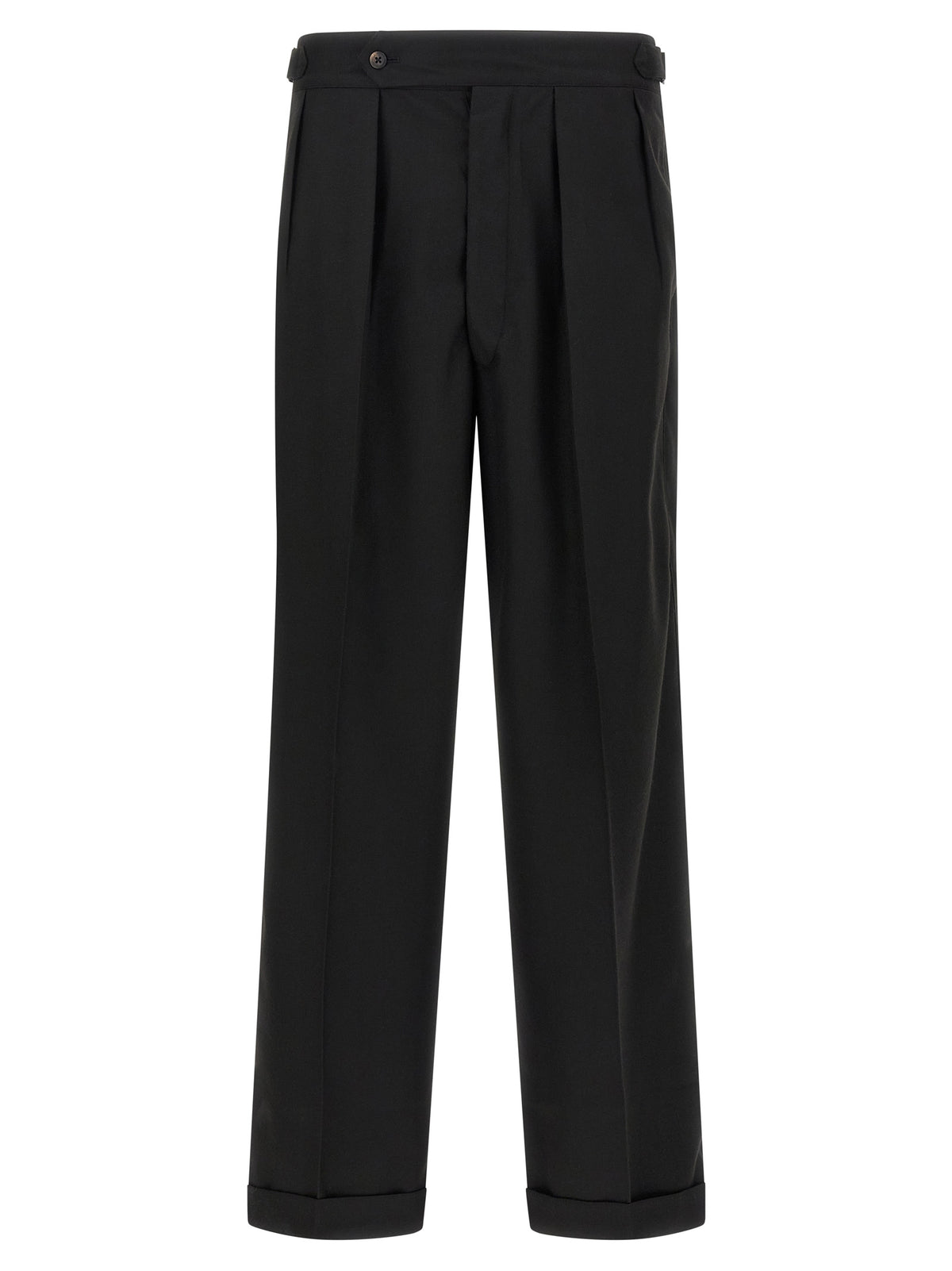 CELLAR DOOR Rowan Black Polyester Casual Pants