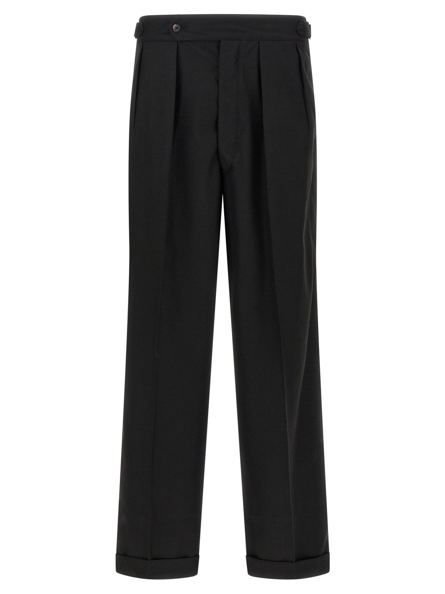 CELLAR DOOR Black Polyester Casual Pants