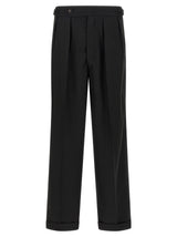 CELLAR DOOR Rowan Black Polyester Casual Pants