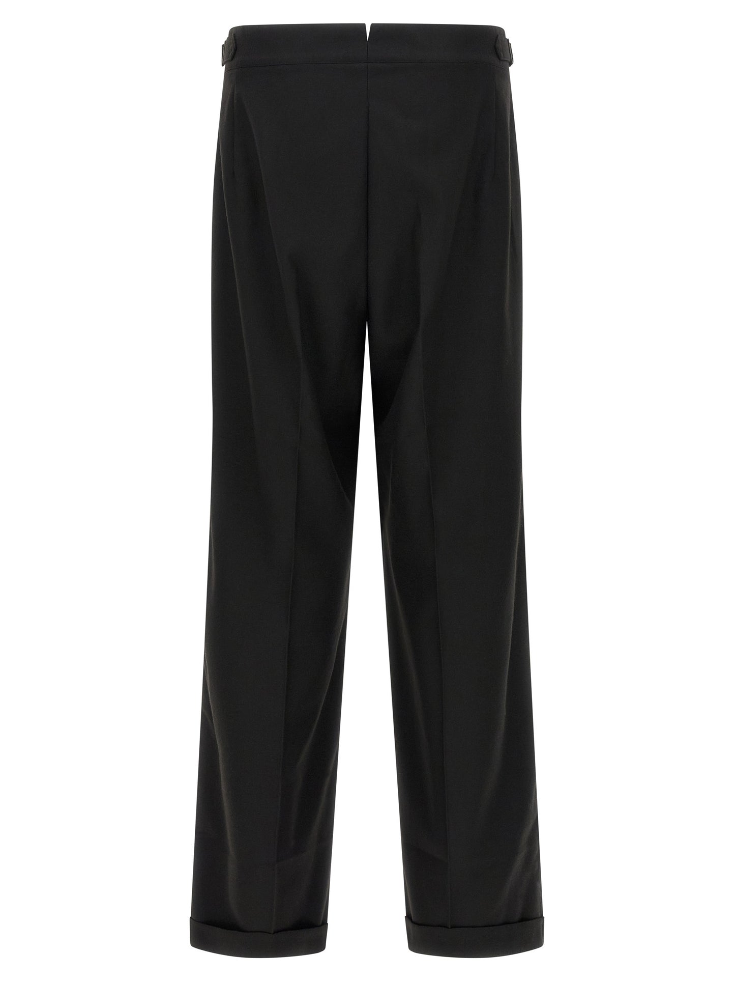CELLAR DOOR Black Polyester Casual Pants
