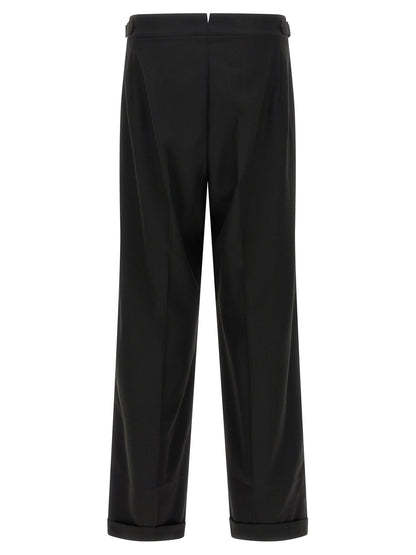 CELLAR DOOR Black Polyester Casual Pants