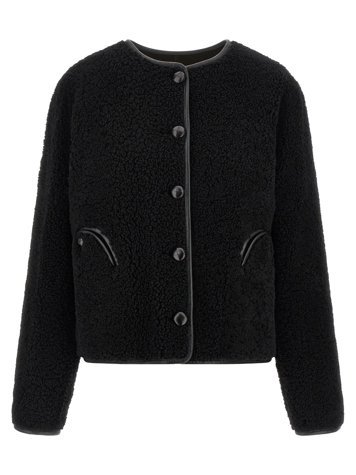 Blazé Milano Black Lamb Leather Shell Jacket