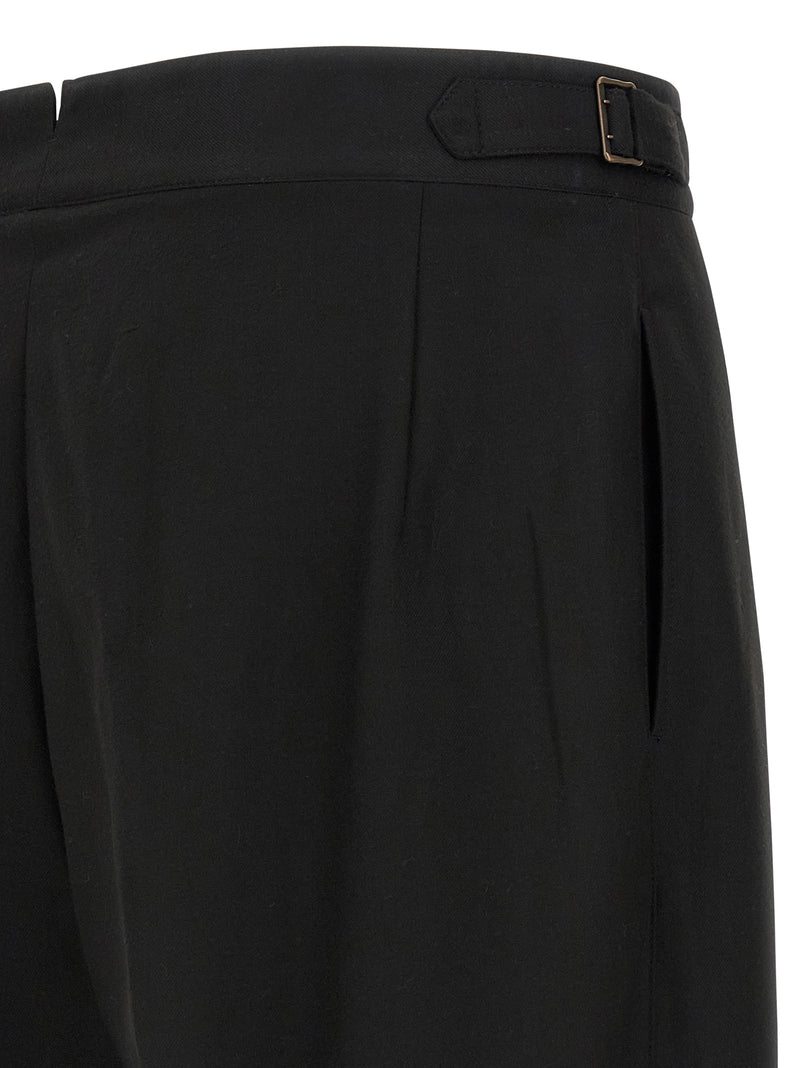 CELLAR DOOR Black Polyester Casual Pants