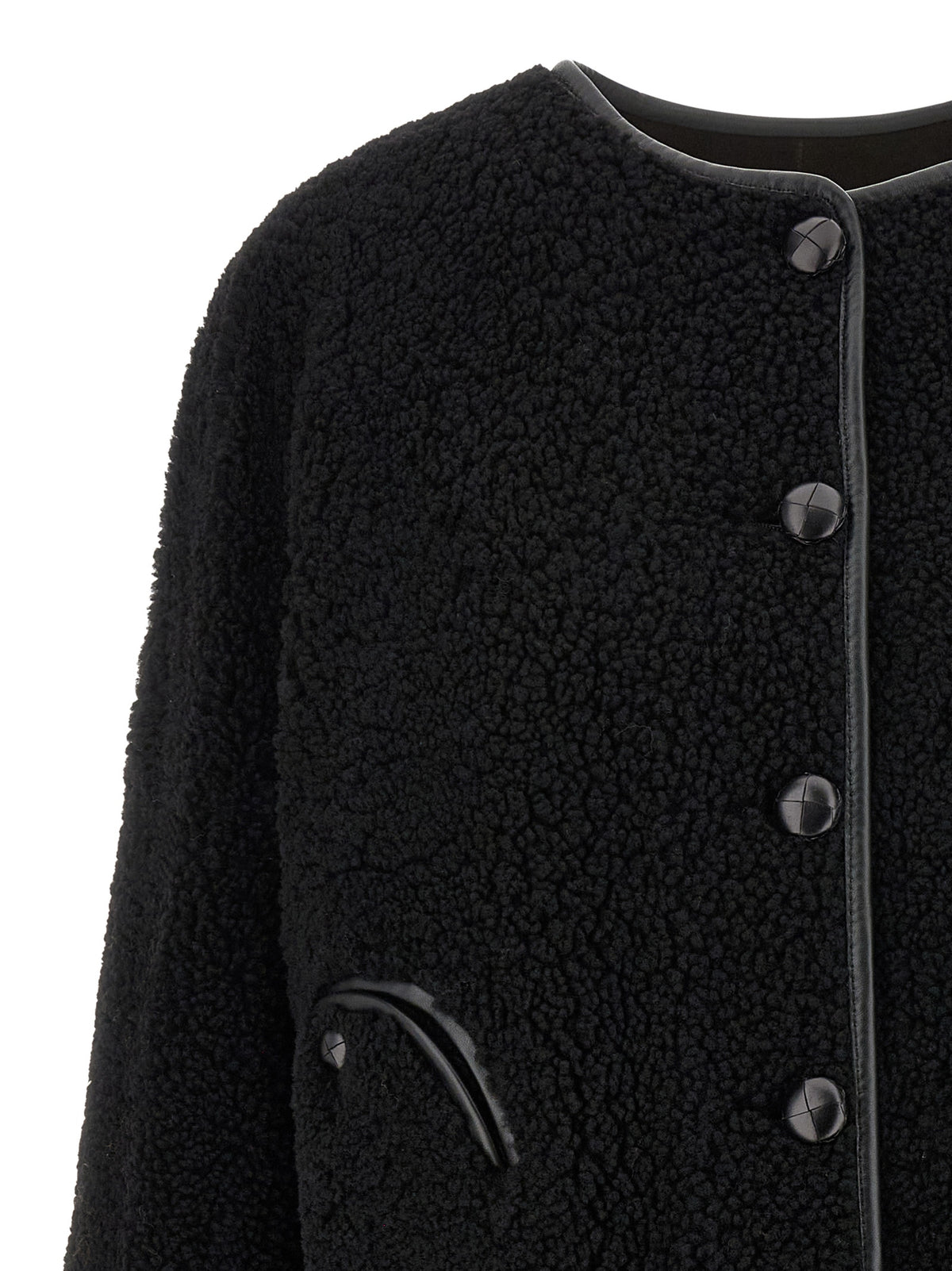 Blazé Milano Black Lamb Leather Shell Jacket