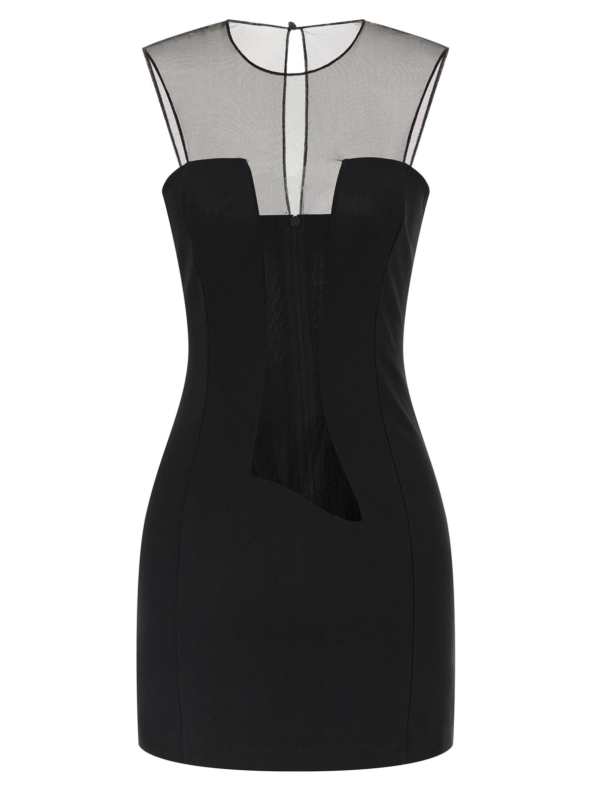 Nensi Dojaka Black Viscose Short Dress