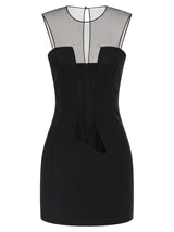 Nensi Dojaka Black Viscose Short Dress